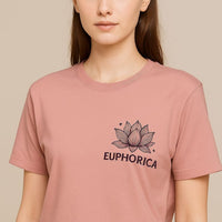 The Soul Ignites - EUPHORICA Lotus Flame T-shirt | Euphorica Manifest | 100% Cotton